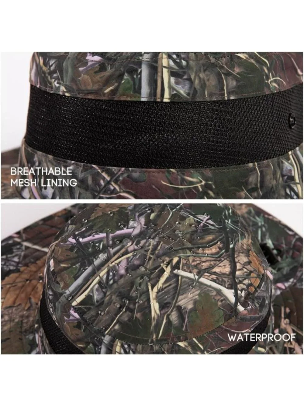 Oversized Waterproof Sun Hat for Big Heads | Wide Brim & Breathable Mesh for